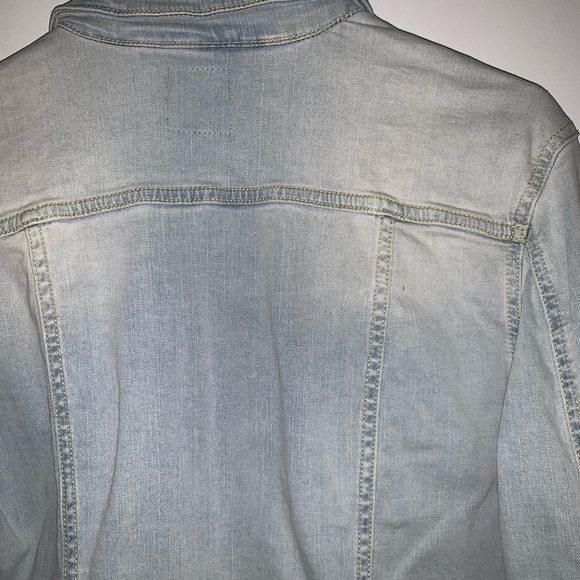 LuLaRoe embroidered Jaxon jean jacket - Picture 7 of 8